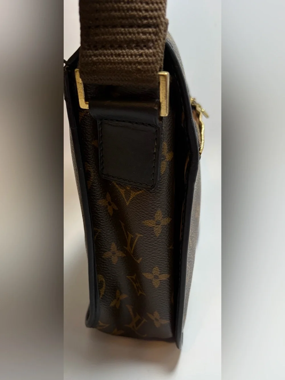 Louis Vuitton Bosphore PM Messenger Bag Macassar Monogram
